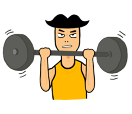 Undershirt Man sticker #7758562