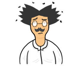 Undershirt Man sticker #7758571