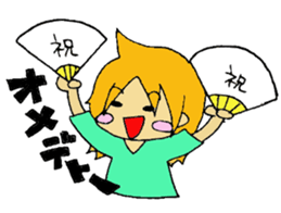 Everyday AHOGIRL sticker #7758746