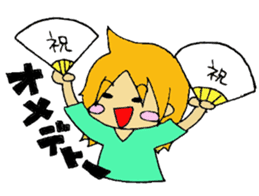 Everyday AHOGIRL sticker #7758746