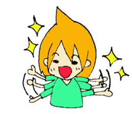 Everyday AHOGIRL sticker #7758756