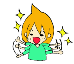 Everyday AHOGIRL sticker #7758756