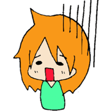 Everyday AHOGIRL sticker #7758766