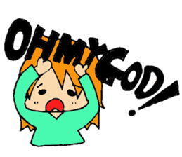 Everyday AHOGIRL sticker #7758768