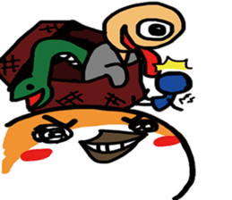 A little bad sparrow of personality sticker #7759240