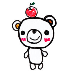 Polar bear red cheeks Eng ver.