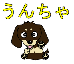 I love Miniature Dachshund 2 sticker #7759861