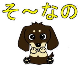 I love Miniature Dachshund 2 sticker #7759871