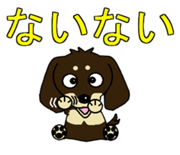 I love Miniature Dachshund 2 sticker #7759875