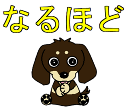 I love Miniature Dachshund 2 sticker #7759876