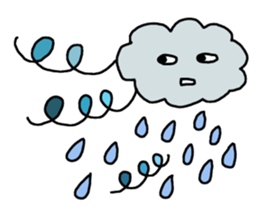 Rainy days Stickers. sticker #7760819