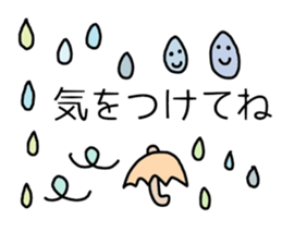 Rainy days Stickers. sticker #7760823