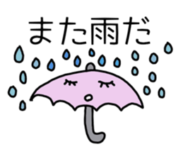Rainy days Stickers. sticker #7760845
