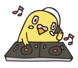 Neighbor Budgie(lutino) sticker #7760983