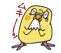 Neighbor Budgie(lutino) sticker #7760984