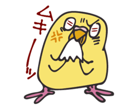 Neighbor Budgie(lutino) sticker #7760984