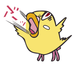 Neighbor Budgie(lutino) sticker #7760985
