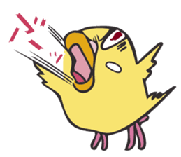 Neighbor Budgie(lutino) sticker #7760985