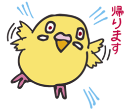 Neighbor Budgie(lutino) sticker #7760992