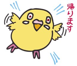 Neighbor Budgie(lutino) sticker #7760992