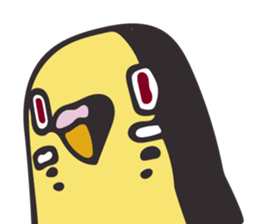 Neighbor Budgie(lutino) sticker #7760997