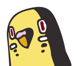 Neighbor Budgie(lutino) sticker #7760997