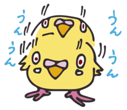 Neighbor Budgie(lutino) sticker #7761006
