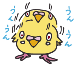 Neighbor Budgie(lutino) sticker #7761006