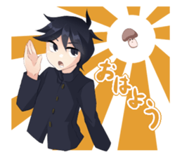 Unique Mushroom Sticker sticker #7761756