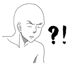 Pure white man sticker #7762179