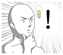 Pure white man sticker #7762185