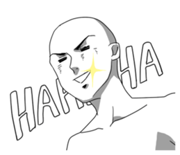 Pure white man sticker #7762192