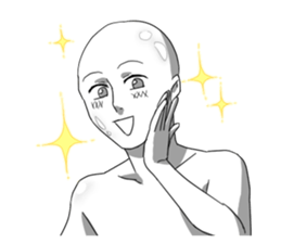 Pure white man sticker #7762211