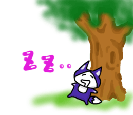 The small cat MEAKO sticker #7762683