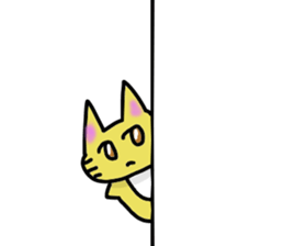 The small cat MEAKO sticker #7762691