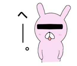 Mosaic rabbit sticker #7763078