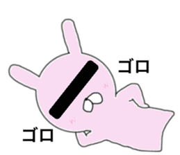 Mosaic rabbit sticker #7763083