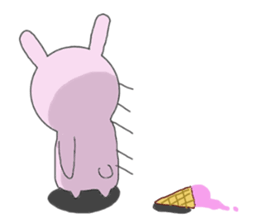 Mosaic rabbit sticker #7763102