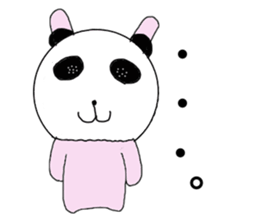 Mosaic rabbit sticker #7763113