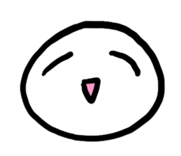 White O sticker #7763118