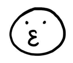 White O sticker #7763132