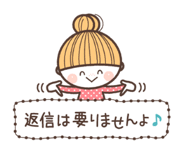 A pretty  little girl's stickers sticker #7763256