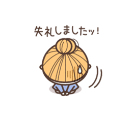 A pretty  little girl's stickers sticker #7763260