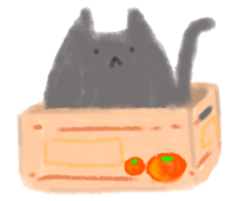 fluffy cat. sticker #7764136