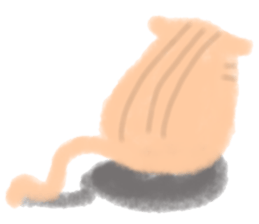 fluffy cat. sticker #7764141