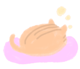 fluffy cat. sticker #7764144