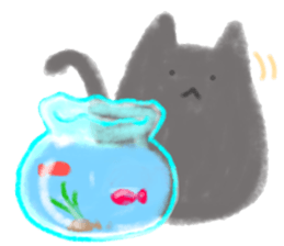 fluffy cat. sticker #7764150