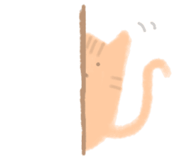 fluffy cat. sticker #7764153