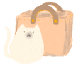 fluffy cat. sticker #7764155