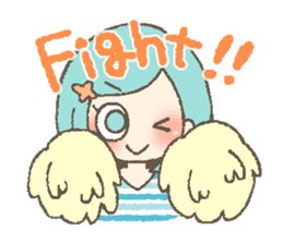 umi&momo&mikan sticker #7764413